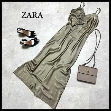 ZARA Long Maxi One-Piece Dress with Suspended Ski… - image 1