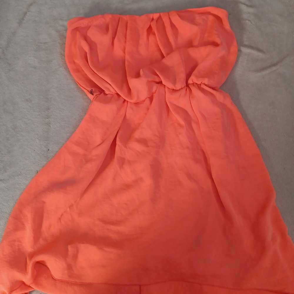 City Triangles Orange Dress Size Large - image 1