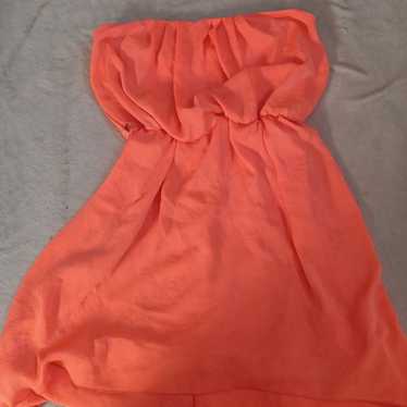 City Triangles Orange Dress Size Large - image 1