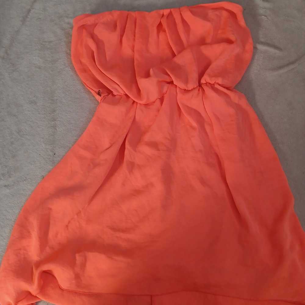 City Triangles Orange Dress Size Large - image 2