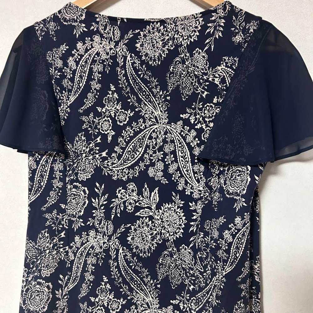 Laura Ashley Summer Ladies Dress A-Line Blue Size… - image 6