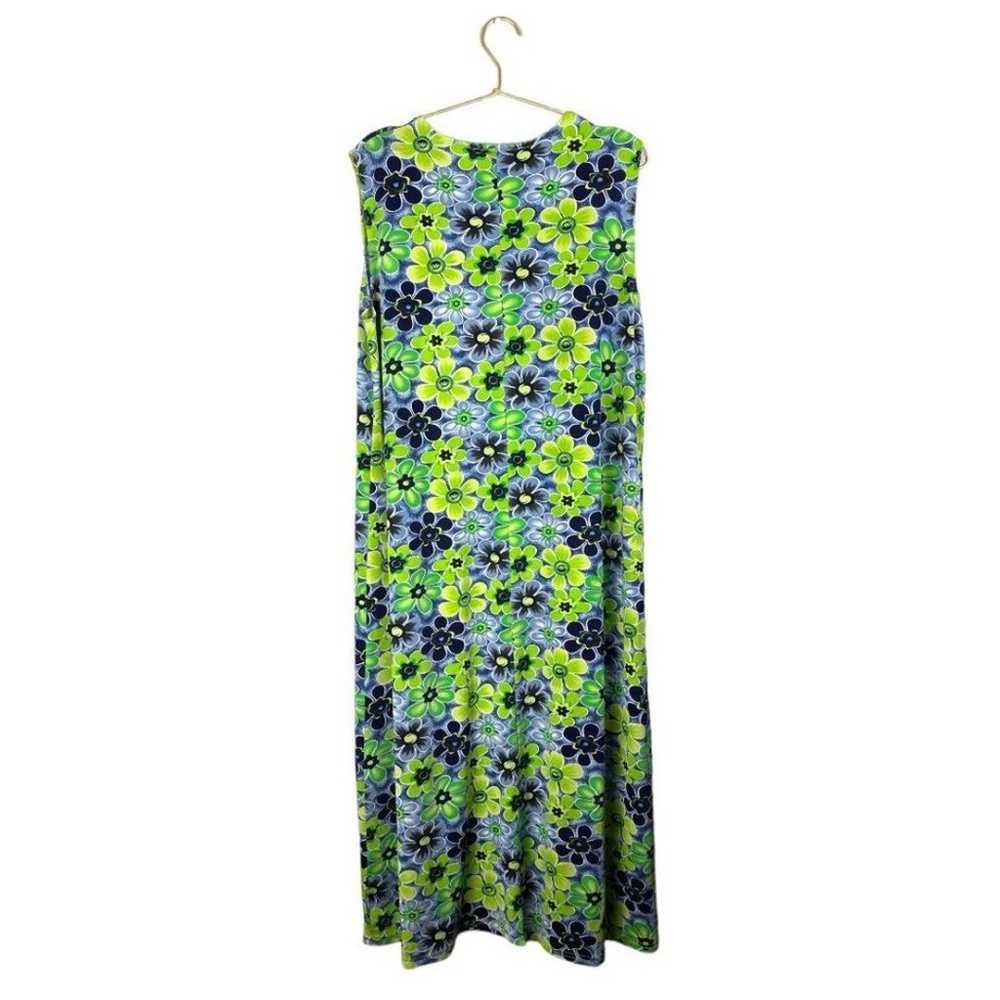 Mojo Vintage Bright Flower Maxi Dress Size : 16 - image 6