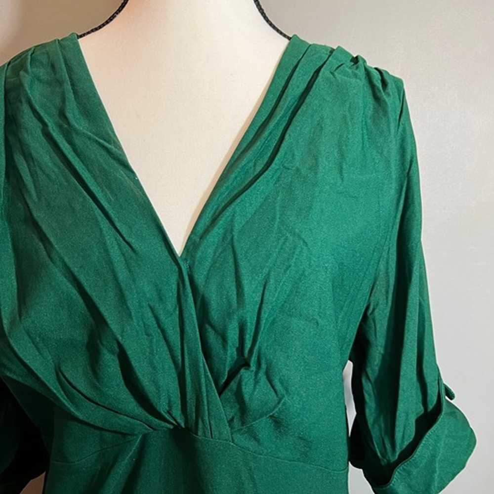 Unique Vintage Plus Size Emerald Green Delores Sw… - image 2