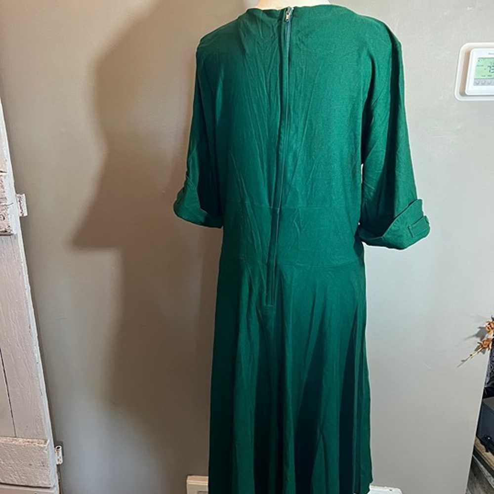 Unique Vintage Plus Size Emerald Green Delores Sw… - image 5