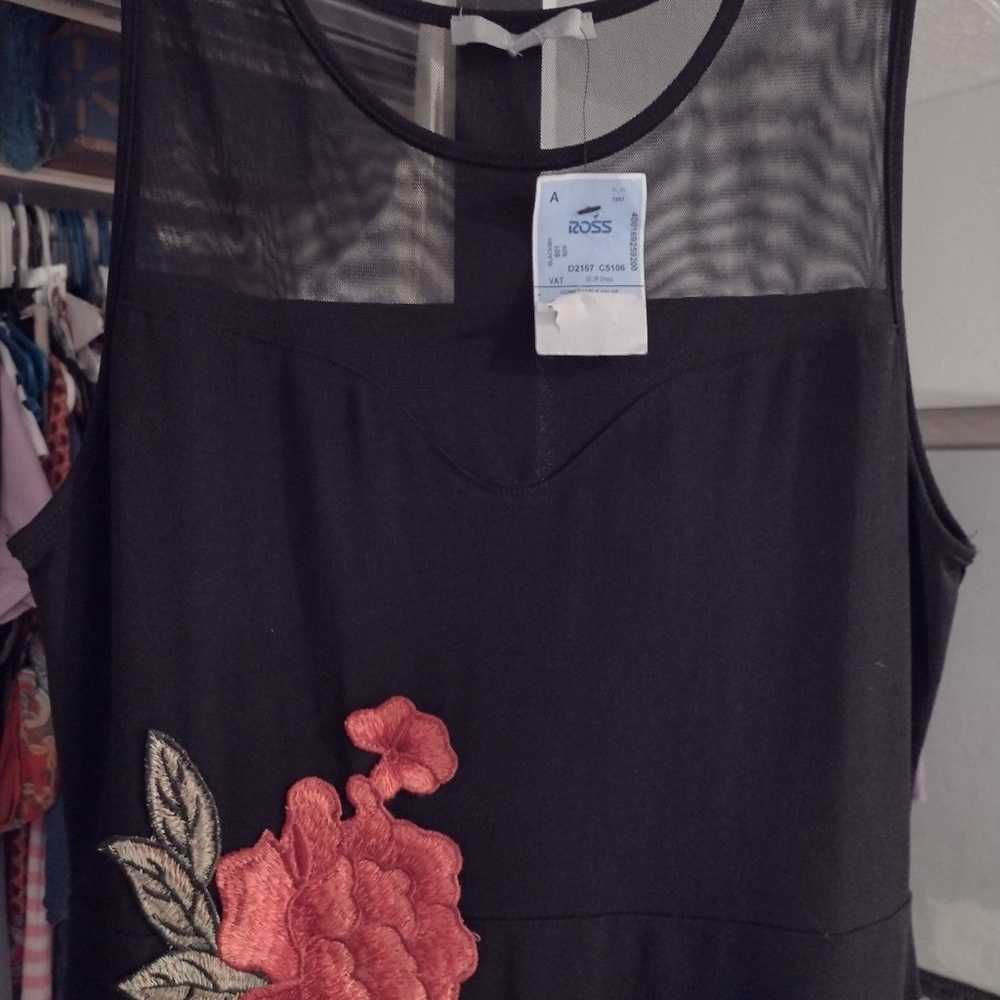 NWT Little Black Dress/Red Roses & Sheer T - image 3