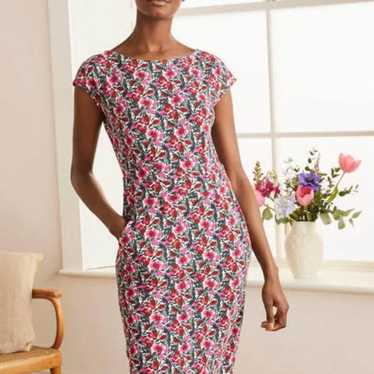 Boden Florrie Jersey Dress Safari Floral size 16/… - image 1