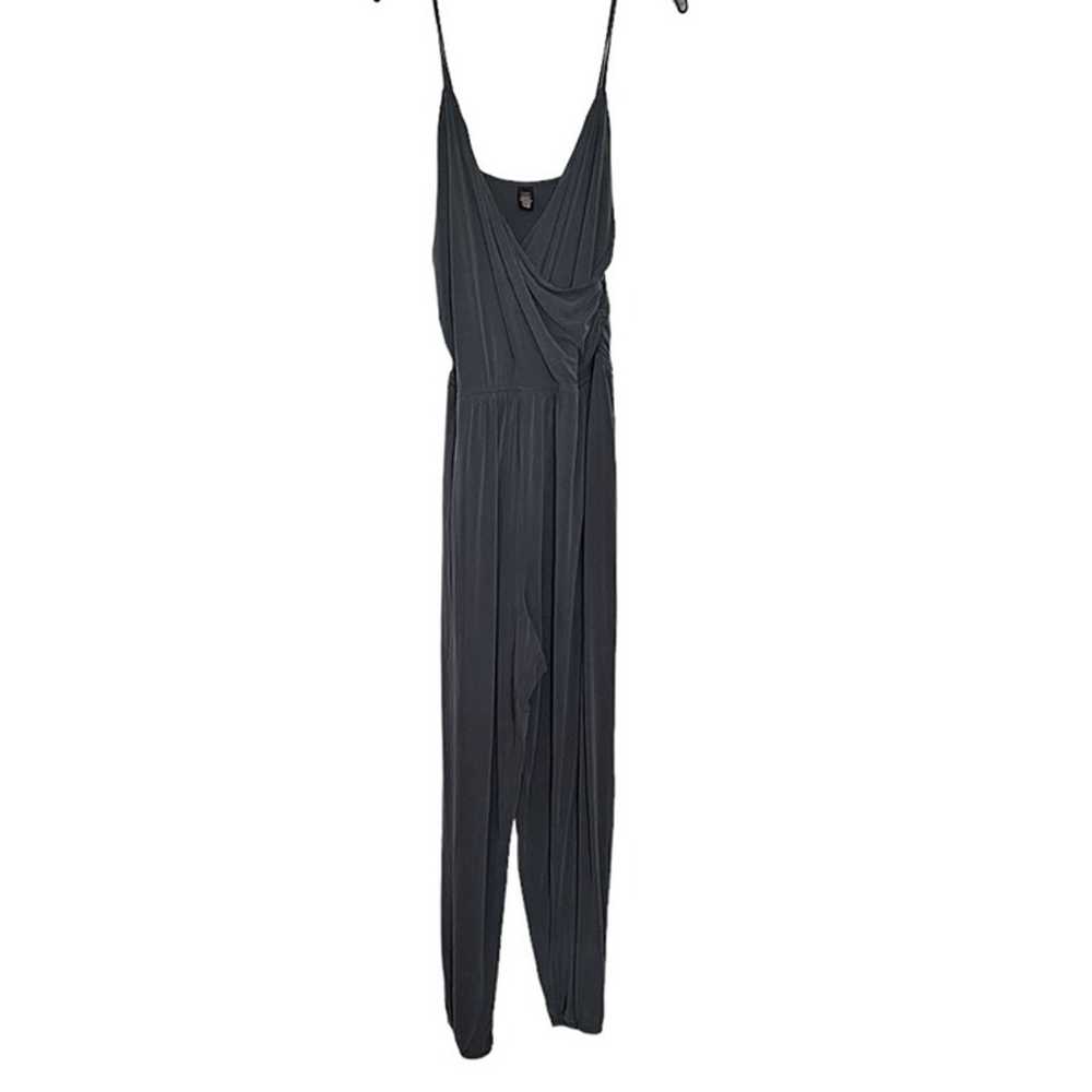 VICTORIA’S SECRET Gray Wrap Jumpsuit Size XL - image 2