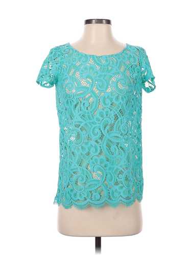 Lilly Pulitzer Women Green Short Sleeve Blouse XS