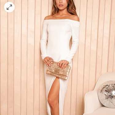 Lulus Midi Ivory Dress