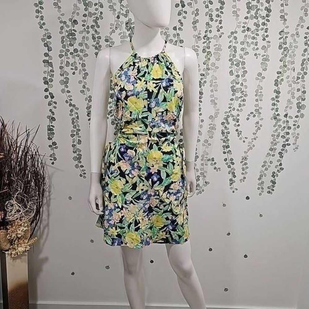 NWOT Topshop cut out side floral poplin mini dress - image 3