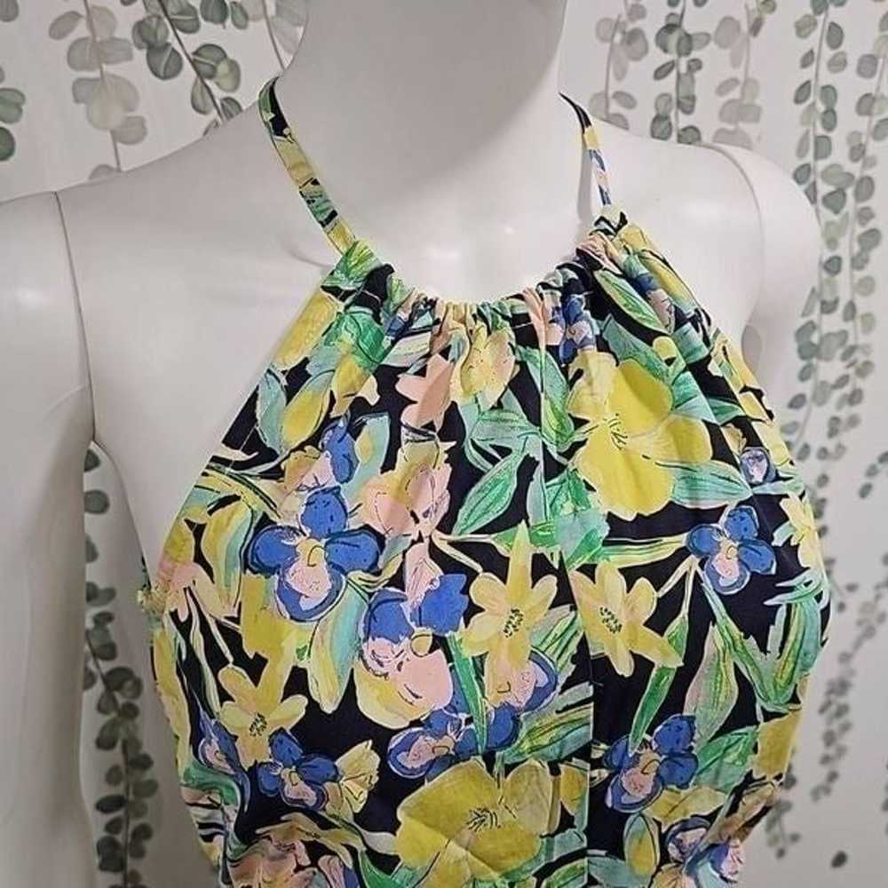 NWOT Topshop cut out side floral poplin mini dress - image 4