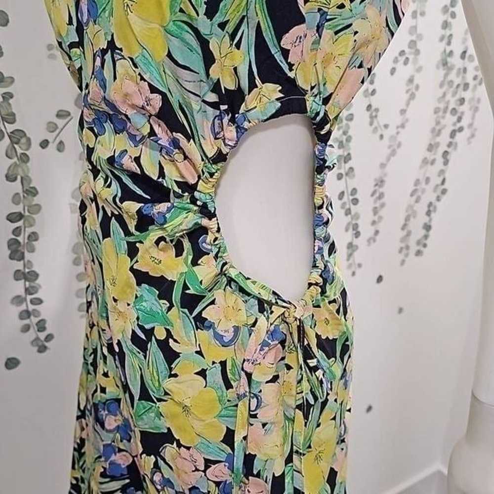 NWOT Topshop cut out side floral poplin mini dress - image 6