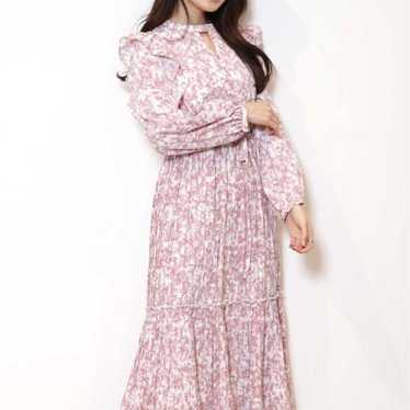 【For Try-On Only】Mercury Duo Misty Print Pleated … - image 1