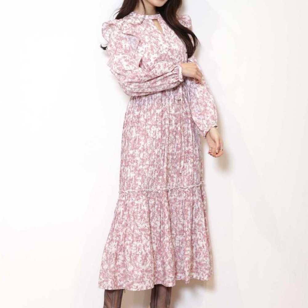 【For Try-On Only】Mercury Duo Misty Print Pleated … - image 6