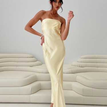 Princess Polly Haley Maxi Dress Yellow