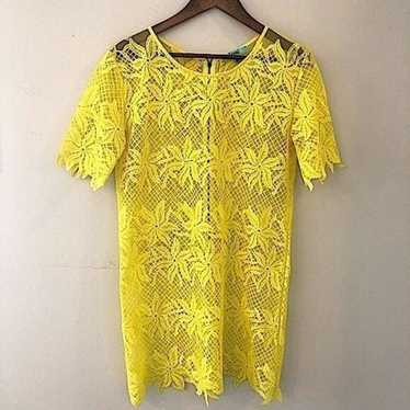 Karlie dress or beach cover up mini vibrant yellow