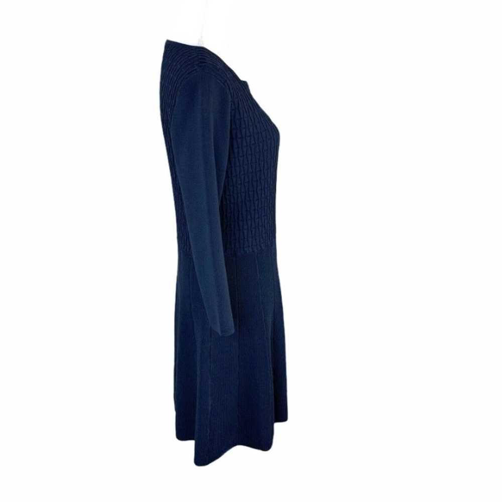 Reiss Women's Blue Jambo Fit Flare Knitted Dress … - image 3