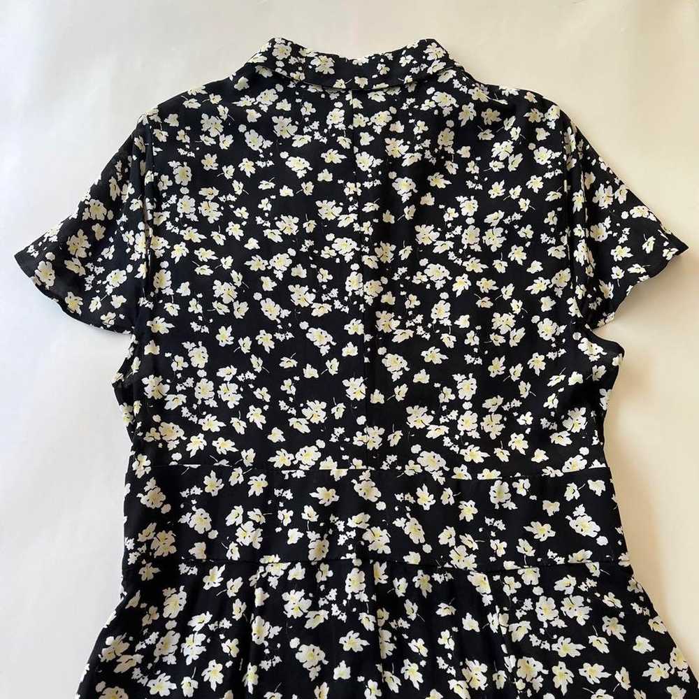 【Excellent Condition】Zara Flower Print Long Shirt… - image 10