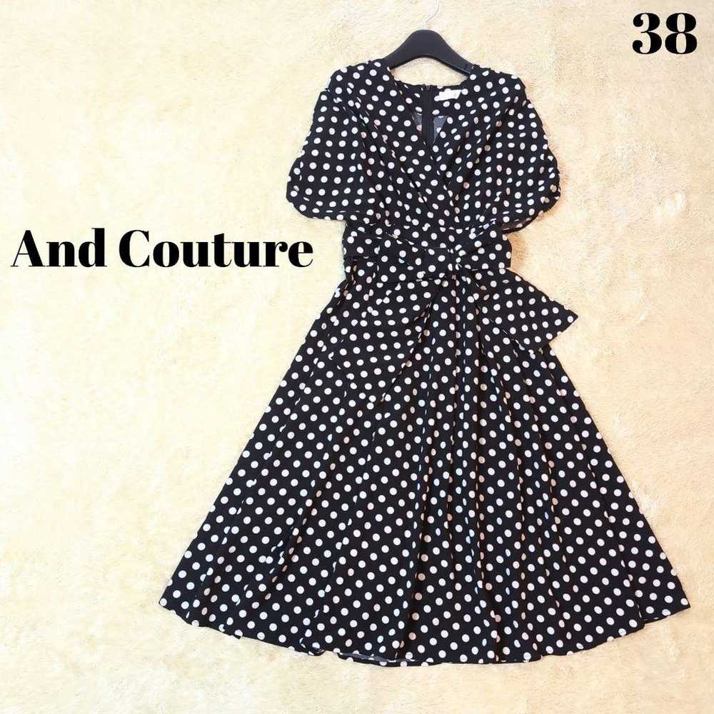 And Couture Long One-Piece 38 Cache-Coeur Dot Gat… - image 1