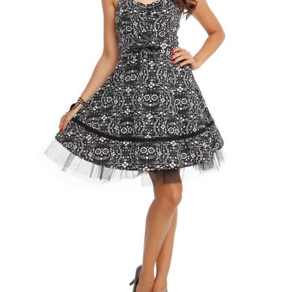 The Book Of Life Printed Halter Swing Dress XL - image 1