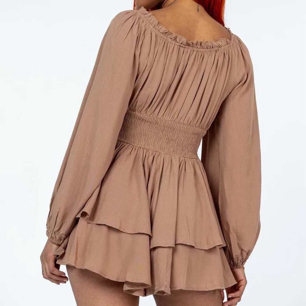 Princess Polly Arley Brown Romper Dress - image 2