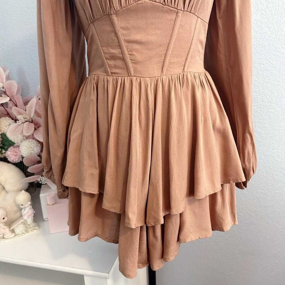 Princess Polly Arley Brown Romper Dress - image 5