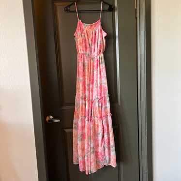 Altar’d State Floral Maxi Dress Small - image 1