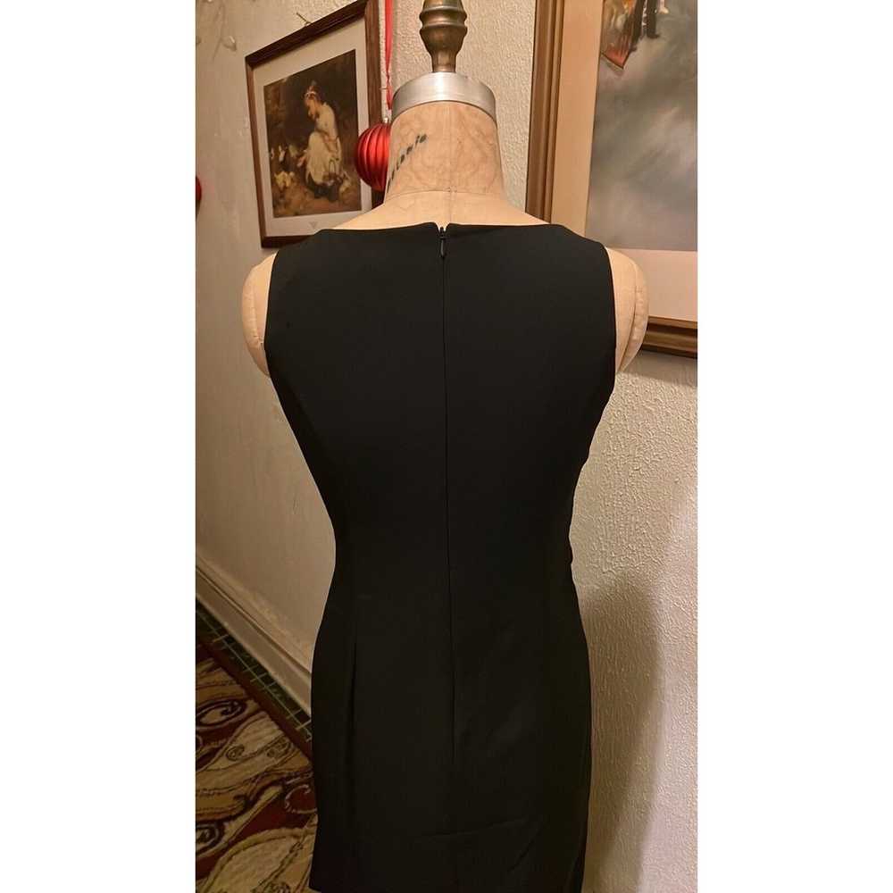 Marina Black V-Neck Ruched Twist Gown NWOT Size 6 - image 12