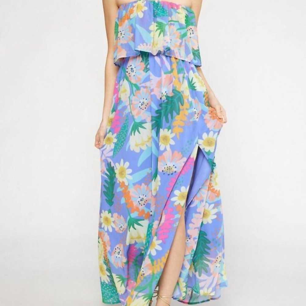 Entro Away We Go Floral Maxi Dress - image 1