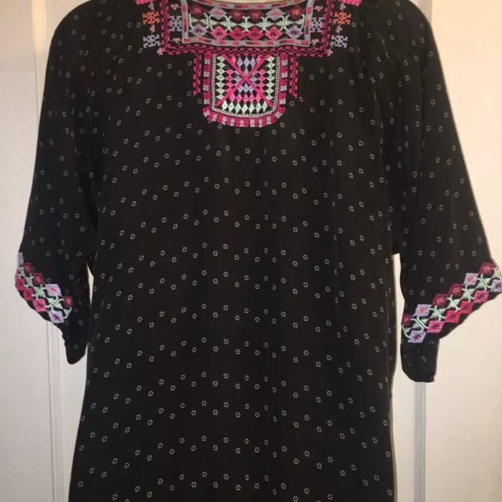 Biya Johnny Was embroidered ethnic tunic Dress - image 4