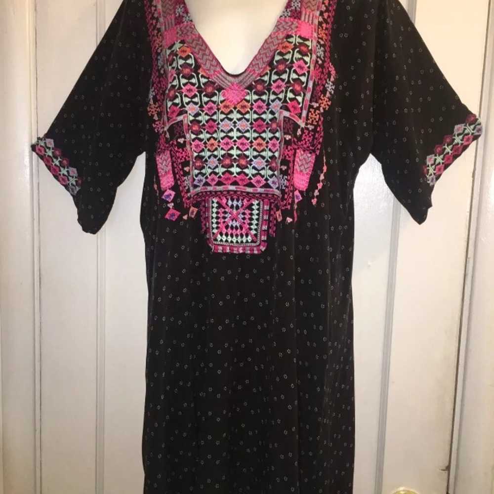 Biya Johnny Was embroidered ethnic tunic Dress - image 7