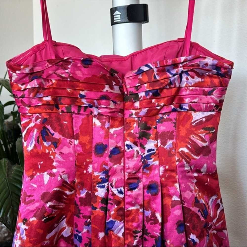 Bcbgmaxazria Begonia Floral Strapless Mini Dress … - image 8