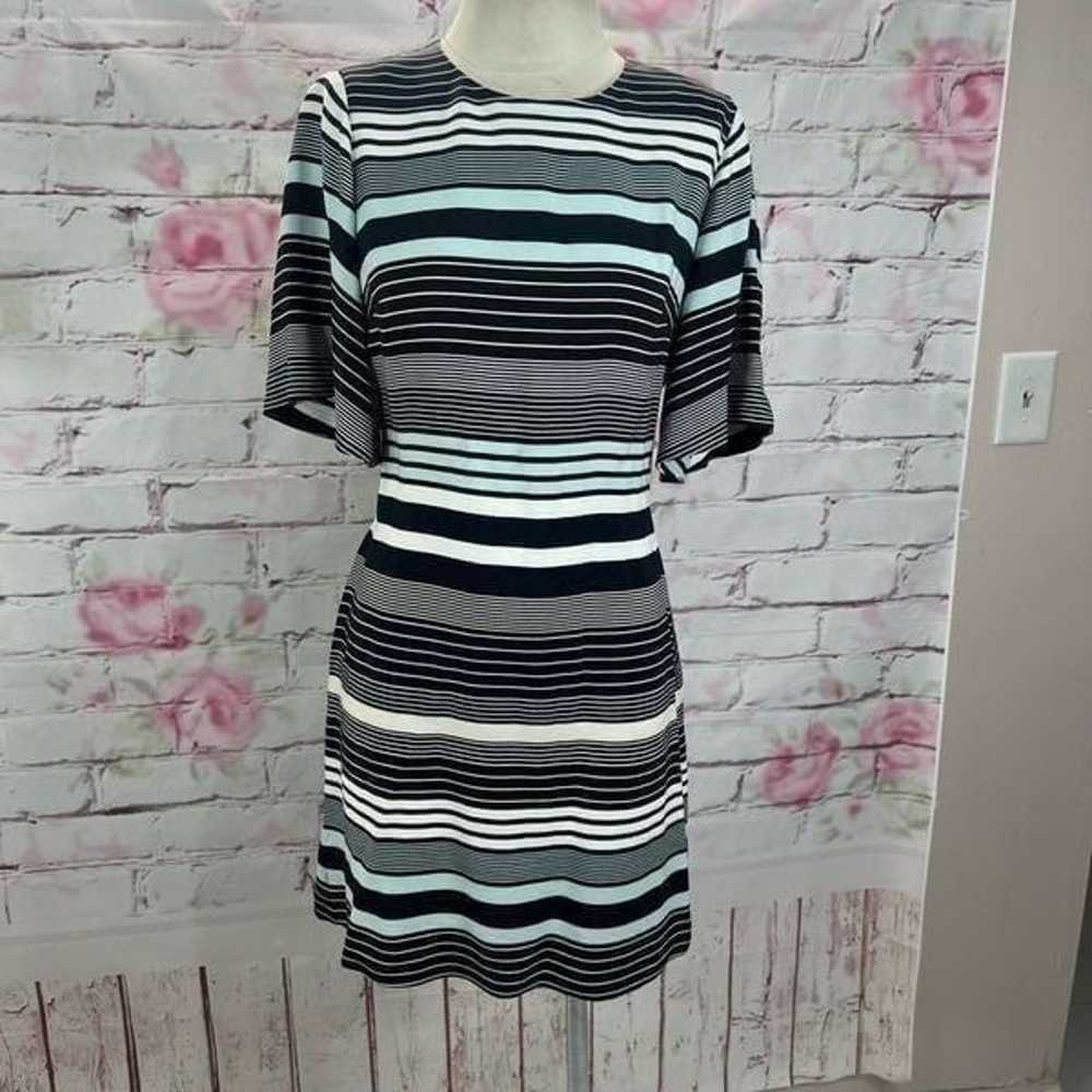 Ann Taylor Women's Short Bell Sleeve Striped Tie … - image 3