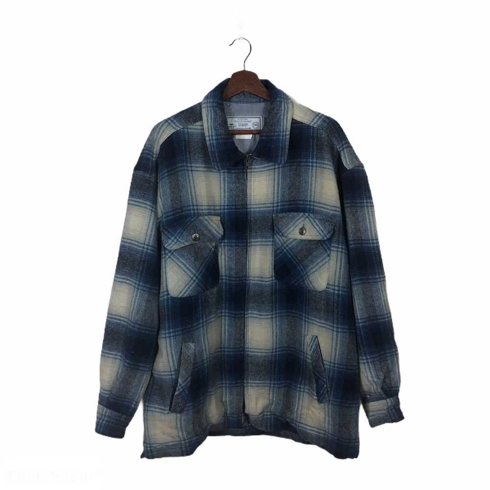 Japanese Brand × Workers SEAHOP FLANNEL ZIPPER JA… - image 1