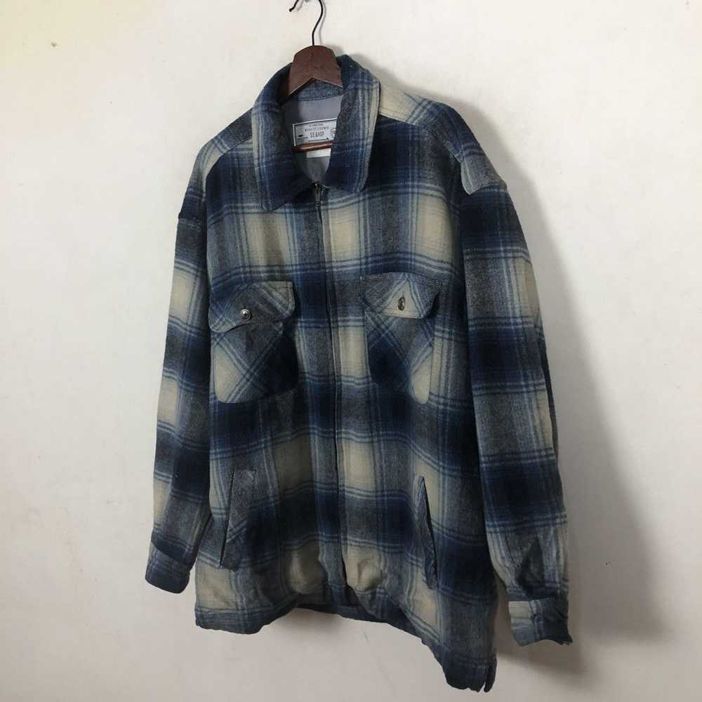 Japanese Brand × Workers SEAHOP FLANNEL ZIPPER JA… - image 2