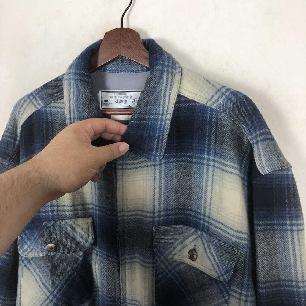 Japanese Brand × Workers SEAHOP FLANNEL ZIPPER JA… - image 4