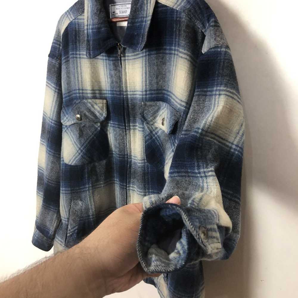 Japanese Brand × Workers SEAHOP FLANNEL ZIPPER JA… - image 5