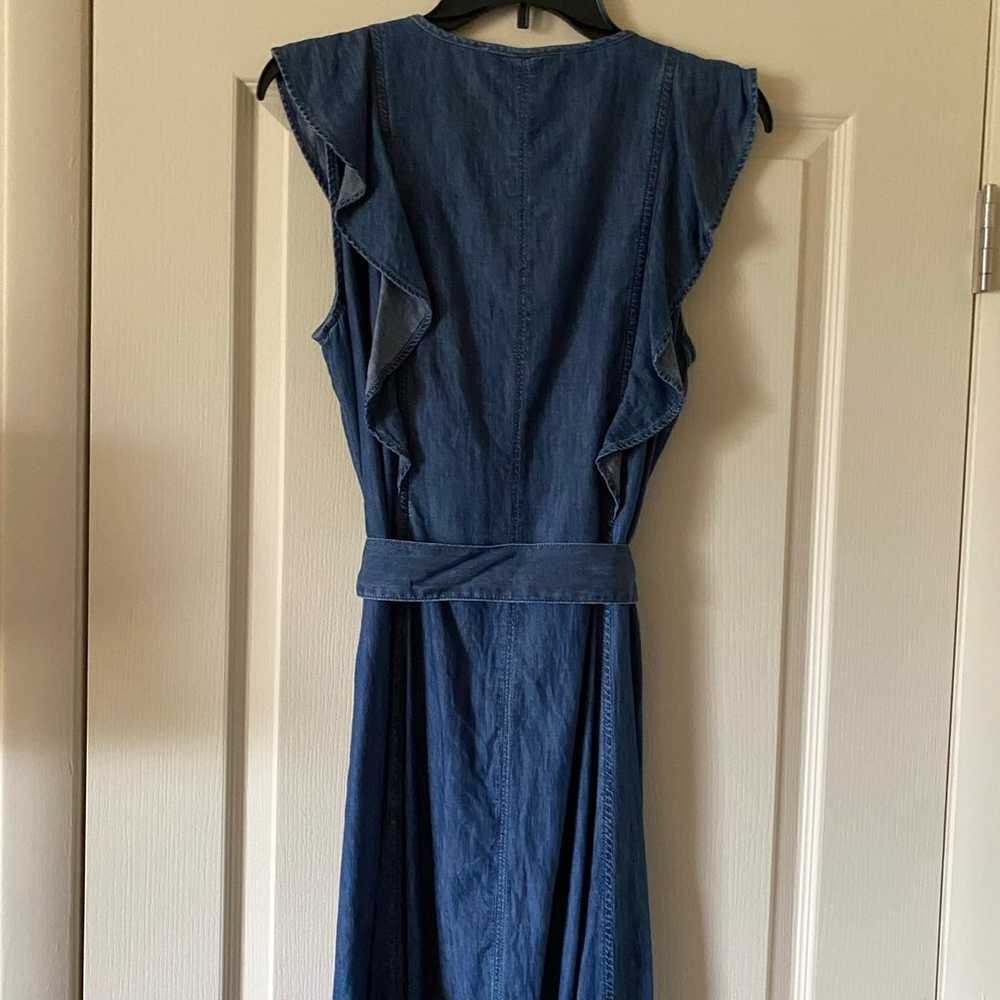 LOFT denim dress, size 8 - image 4