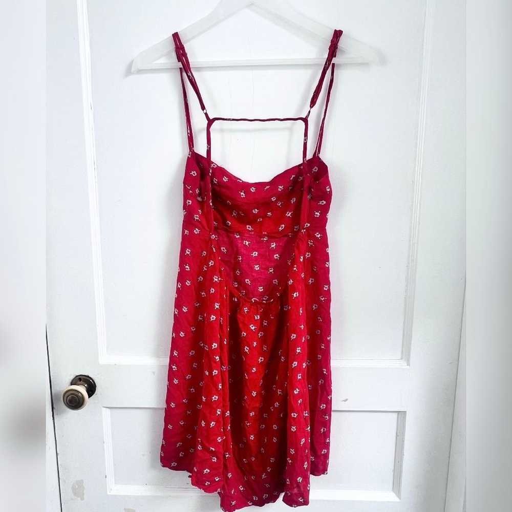 Free People Wild Child Printed Mini Floral Dress … - image 4