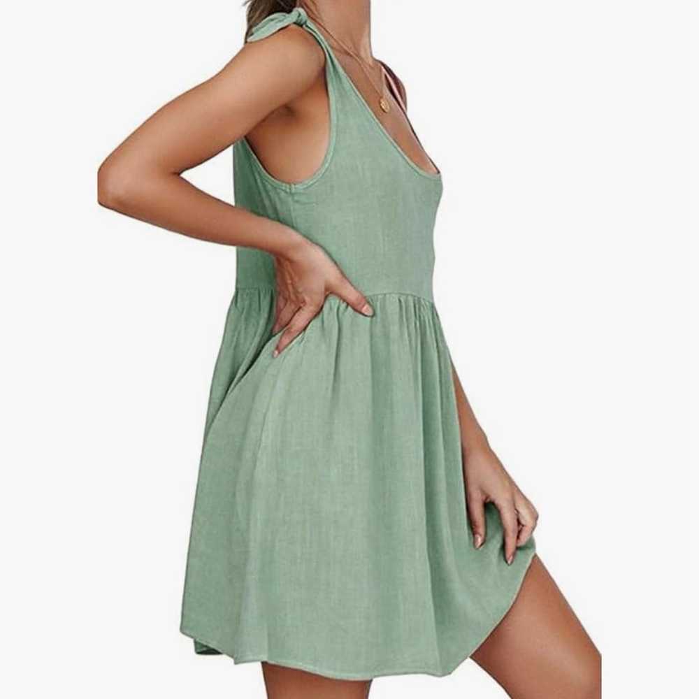 Shoulder Tie Sundress - image 2