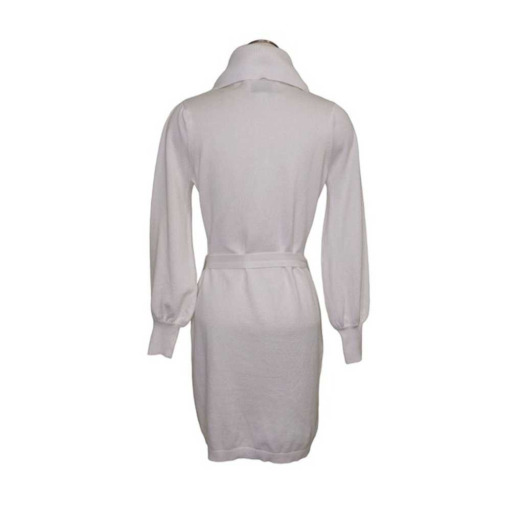 Sam Edelman White Cowl Neck Sweater Dress White S… - image 7