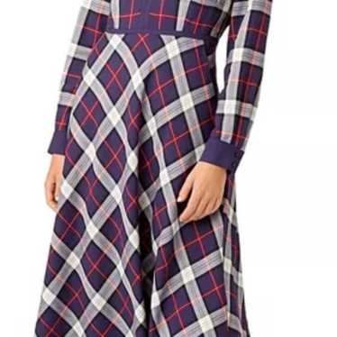 HOBBs London plaid midi dress