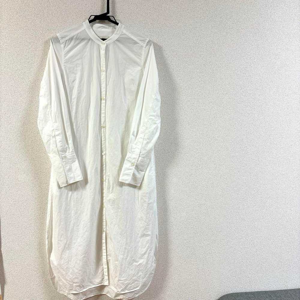 IENA White Shirt Dress Long Dress 100% Cotton - image 2