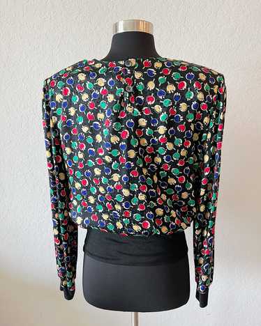 Vintage 90’s Valentino Miss V Silk Blouse