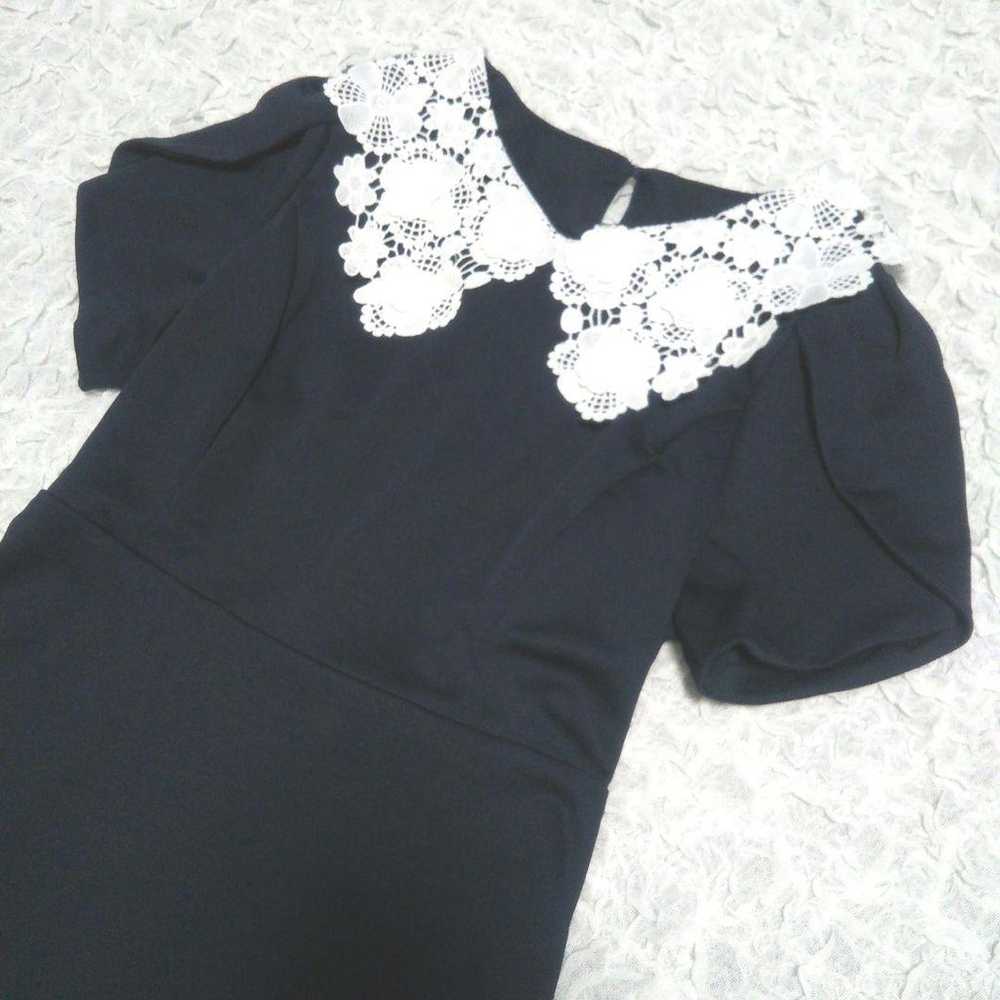 Brand new tocco tulip sleeve navy lace collar. - image 6