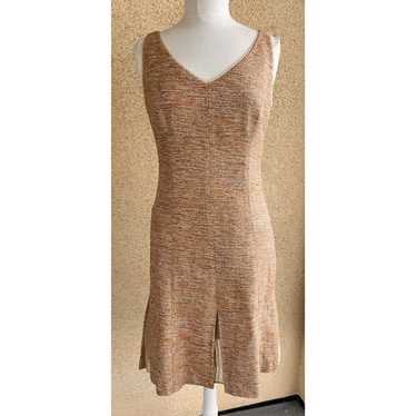 Kay Unger Classic sheath dress size 10 tweed silk… - image 1