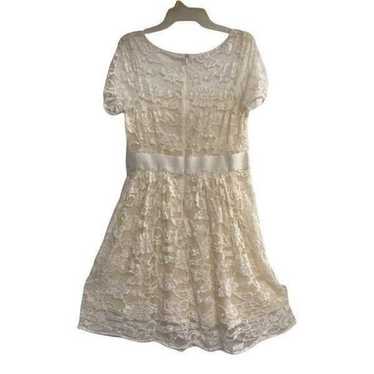 BB Dakota,Ivory lace dress, size 10