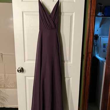 Purple Bridesmaid Dress Prom Gown