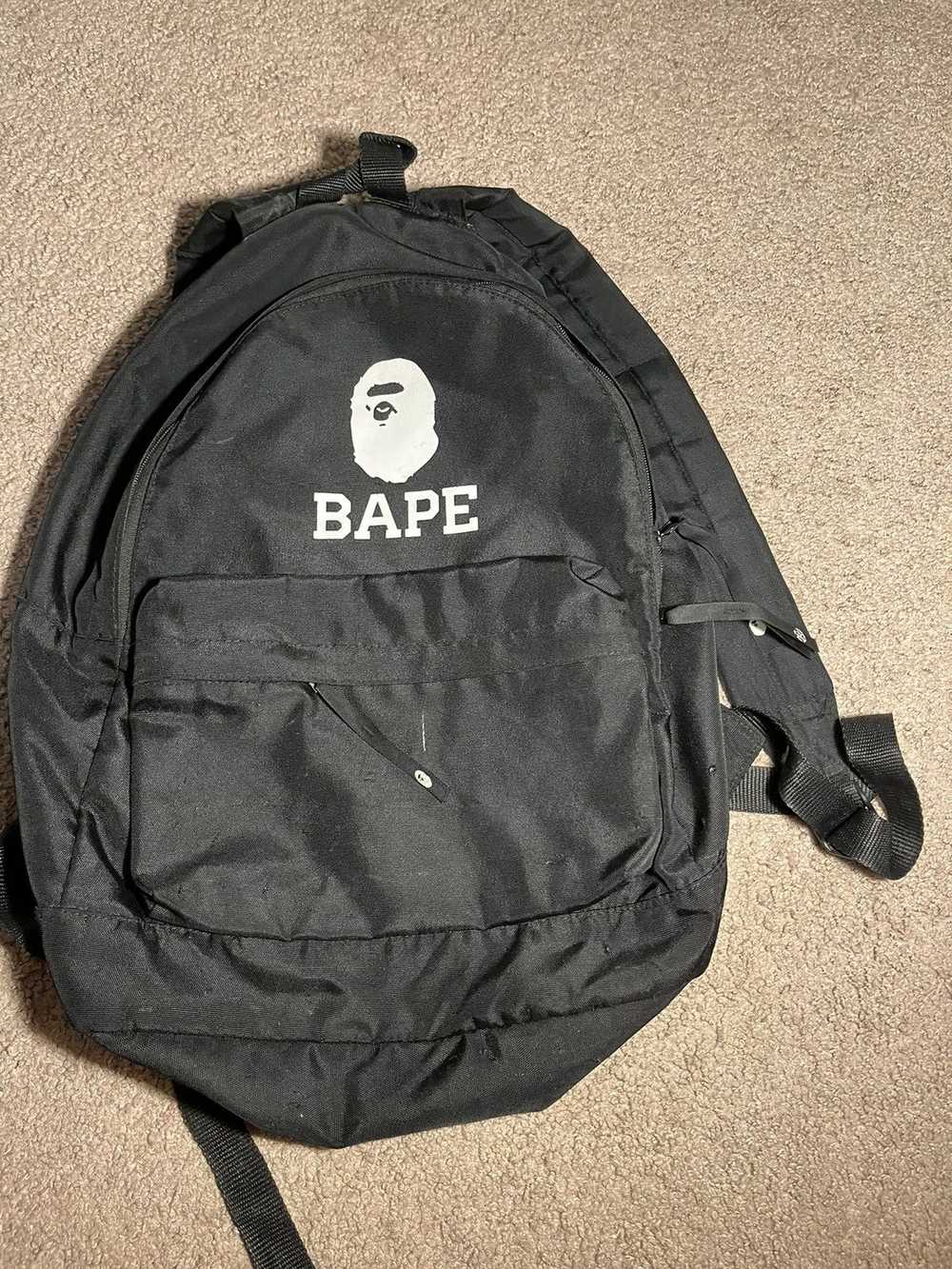 Bape Black Bape Bookbag - image 1