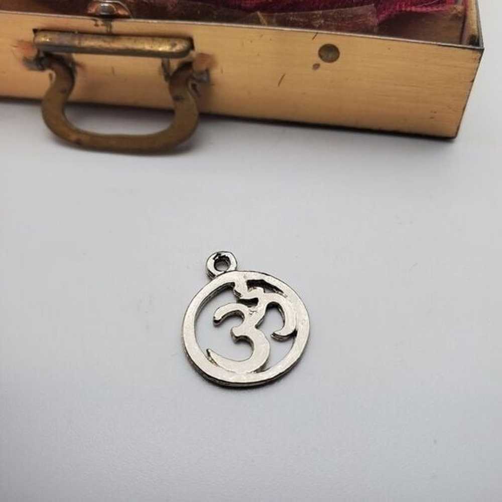 Peace om Buddhist necklace pendant - image 1